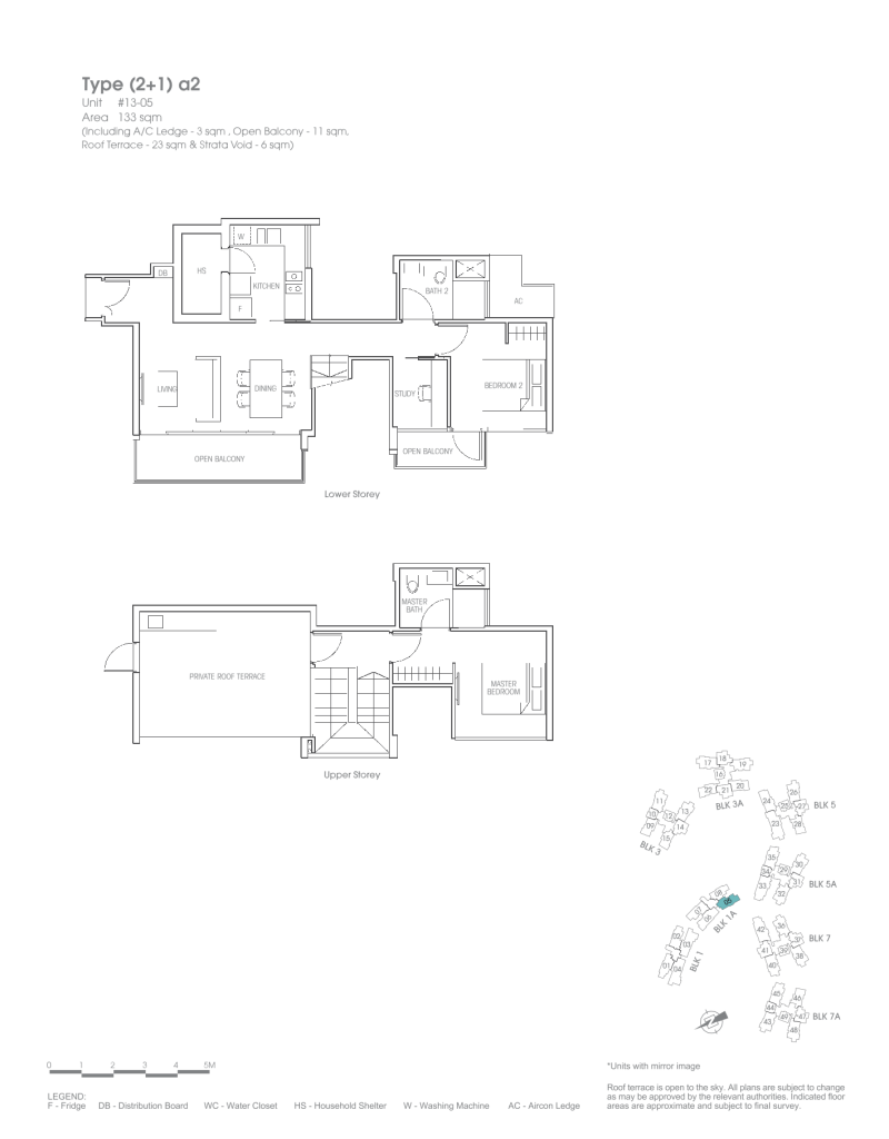 Bartley Residences floor plan Type 21a2, 1432 sqft, Serangoon, Singapore