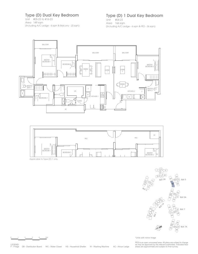 Bartley Residences floor plan Type D, 1604 sqft, Serangoon, Singapore