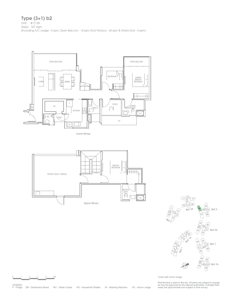 Bartley Residences floor plan Type 31b2, 1798 sqft, Serangoon, Singapore