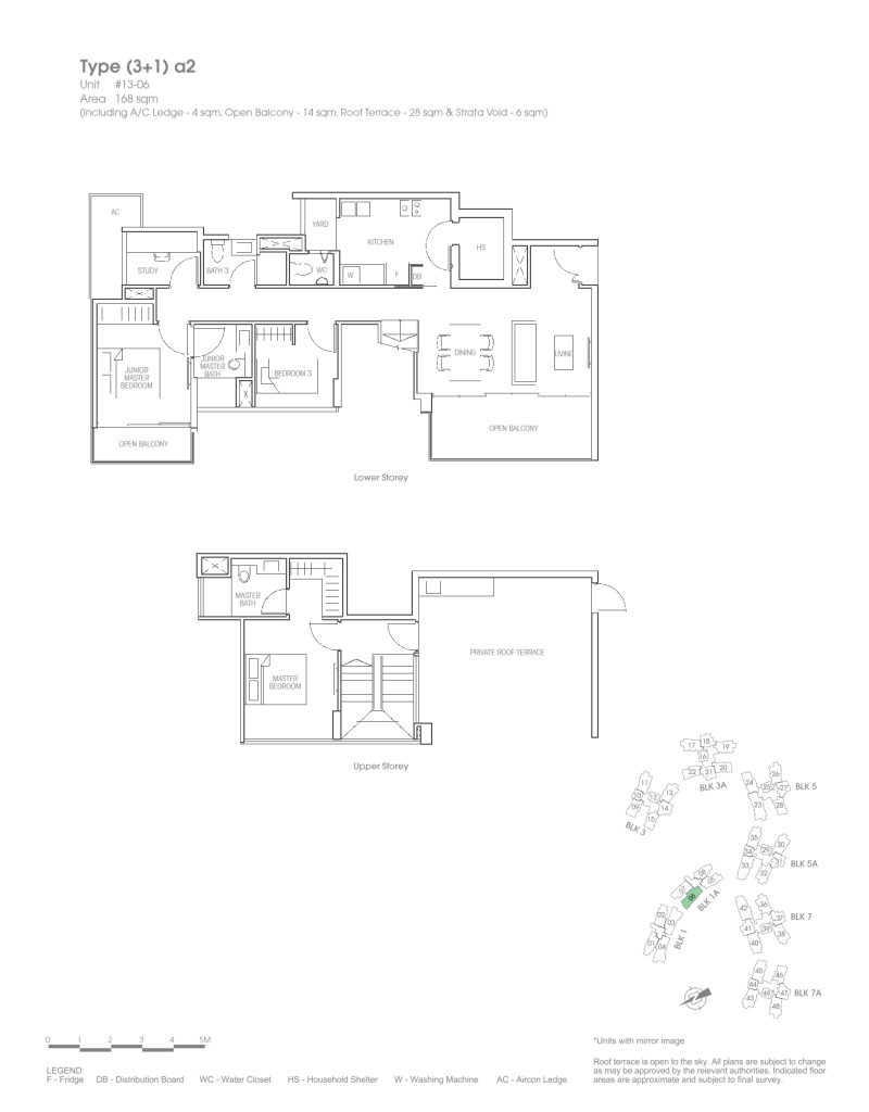 Bartley Residences floor plan Type 31a2, 1808 sqft, Serangoon, Singapore