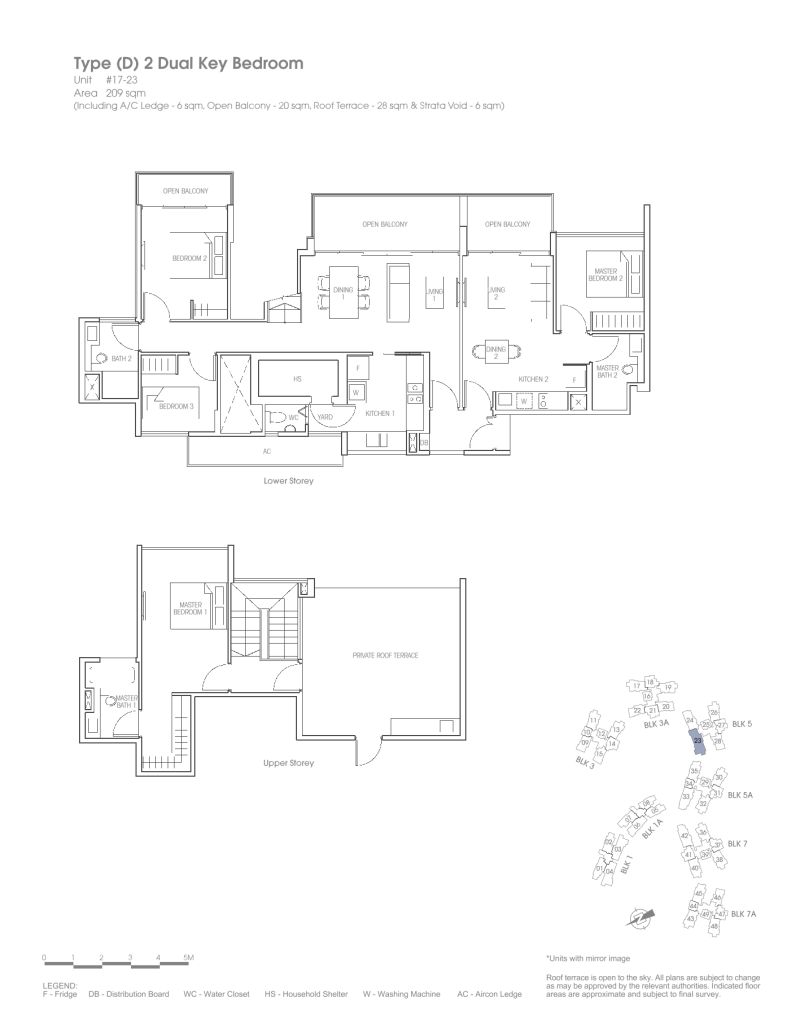 Bartley Residences floor plan Type D2, 2250 sqft, Serangoon, Singapore