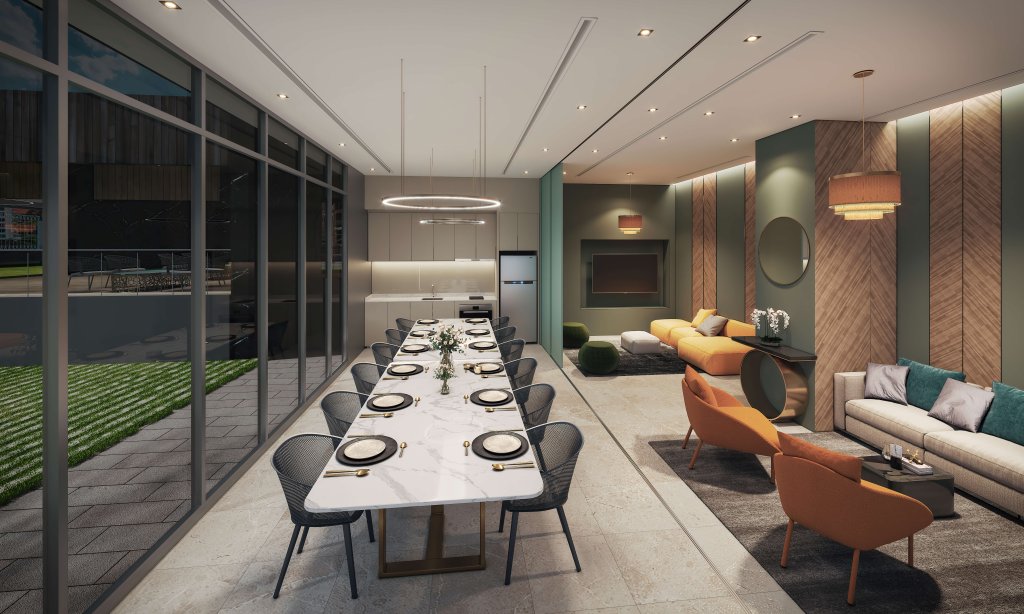 Bartley Vue indoor function and dining room
