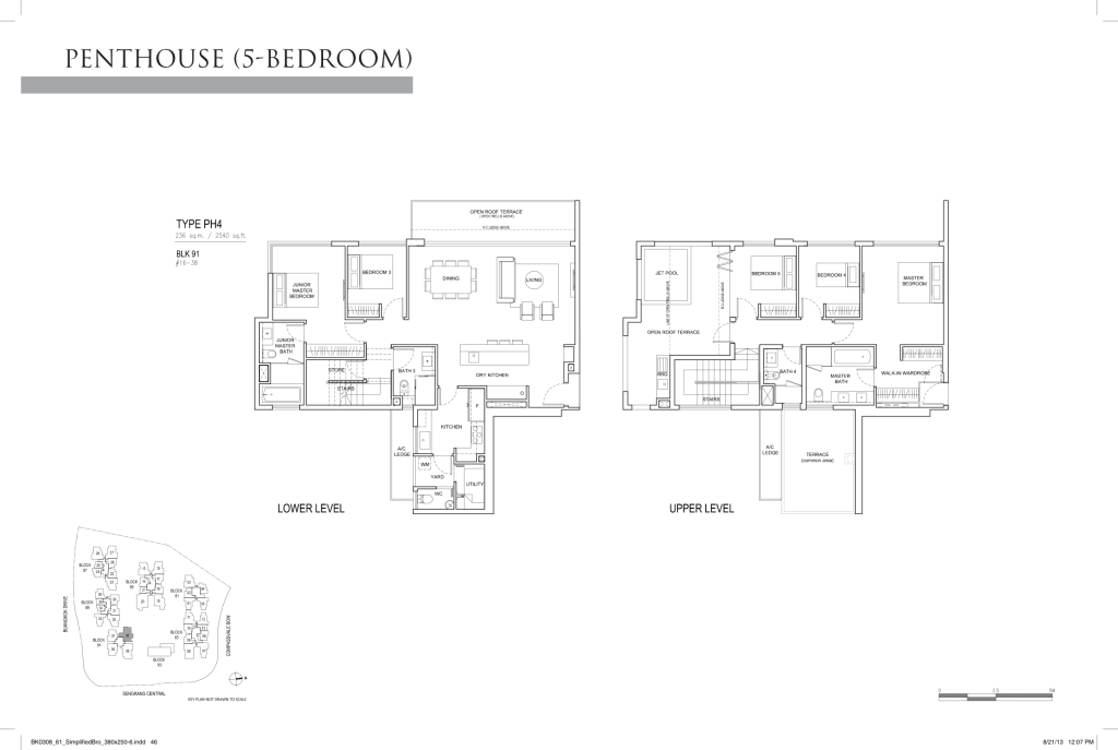 Jewel @ Buangkok floor plan Type PH4, 2540 sqft, Sengkang, Singapore