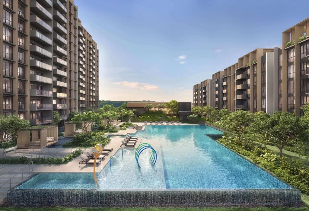 Narra Residences swimming pool, Bukit Panjang, Singapore