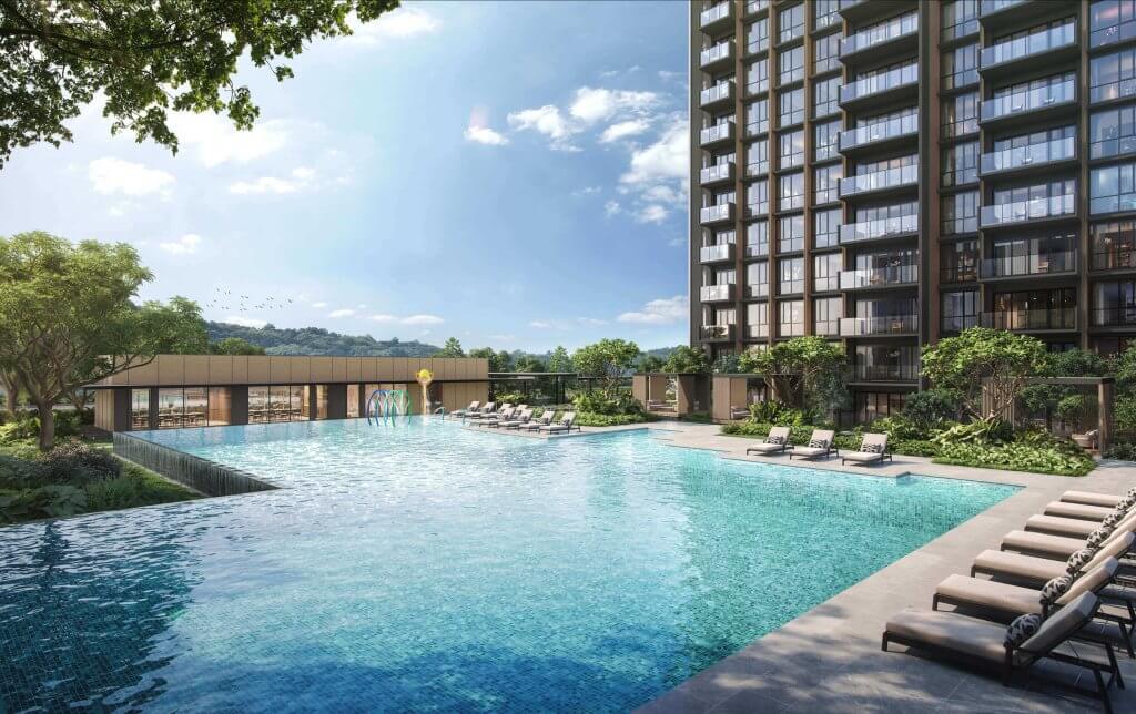 Narra Residences swimming pool, Bukit Panjang, Singapore