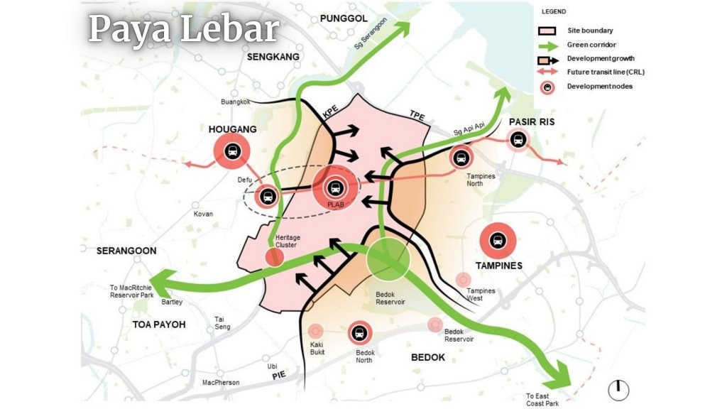 Paya Lebar Air Base relocation area and its height restriction impact on eastern Singapore