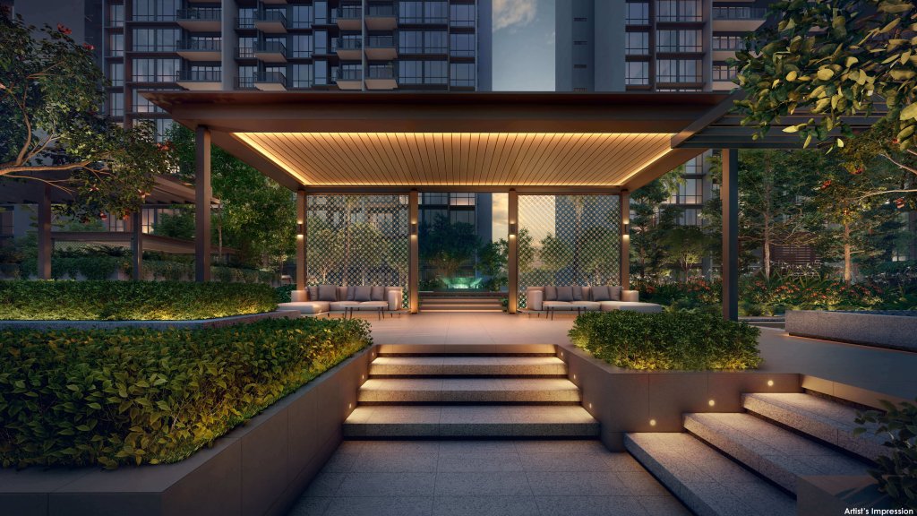 Emerald of Katong facilities deck, Marine Parade, Singapore