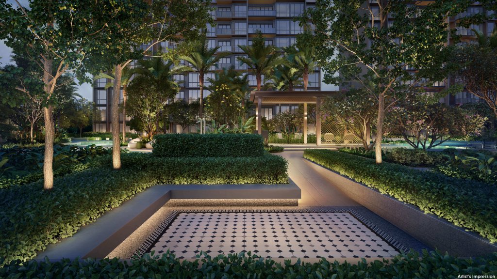 Emerald of Katong facilities deck, Marine Parade, Singapore
