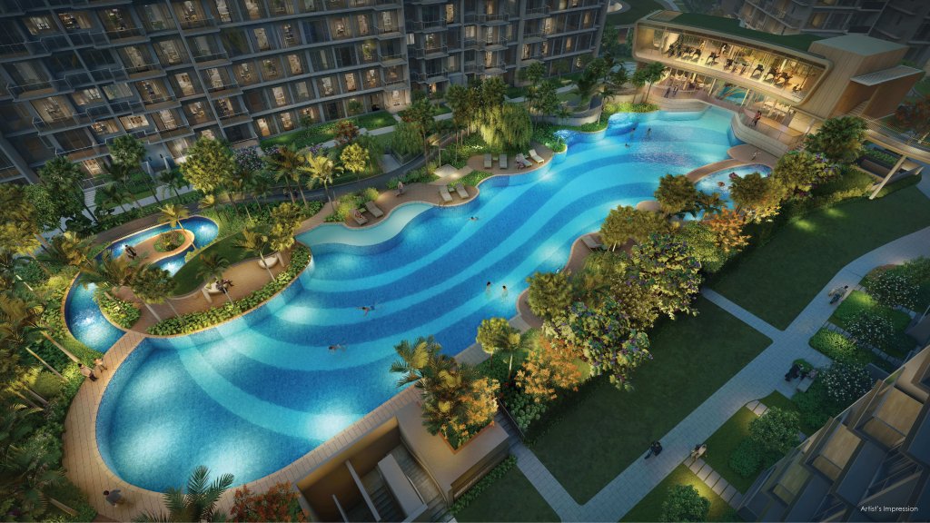 Grand Dunman swimming pool, Marine Parade, Singapore