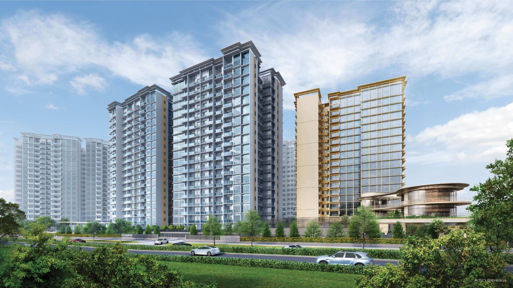 Grand Dunman tower exterior, Marine Parade, Singapore