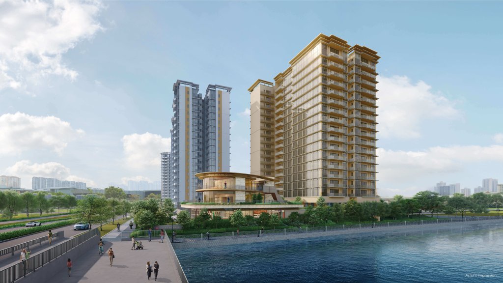 Grand Dunman tower exterior, Marine Parade, Singapore