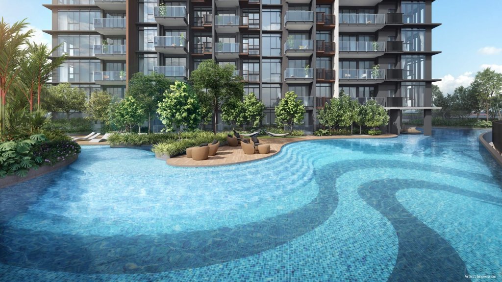 J'den den main pool, Jurong East, Singapore