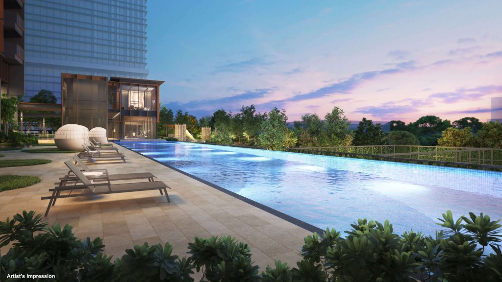 Lyndenwoods swimming pool, Queenstown, Singapore