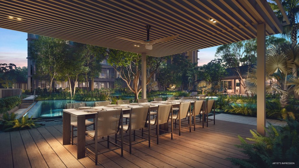 Meyer Blue garden pavilion, Marine Parade, Singapore