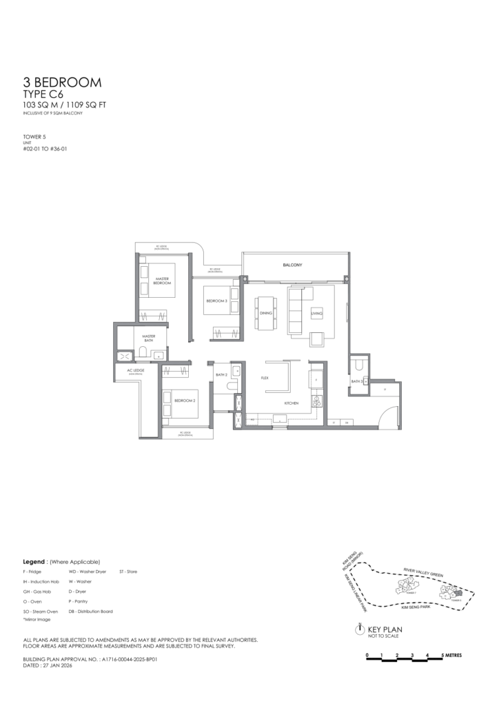 River Modern floor plan 10