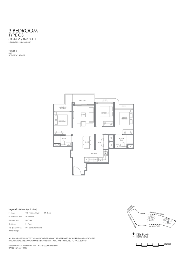 River Modern floor plan 7