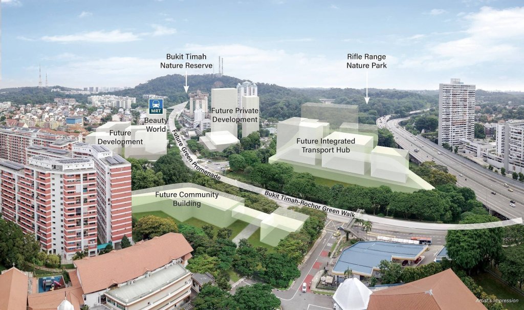 The Reserve Residences transport hub, Bukit Timah, Singapore