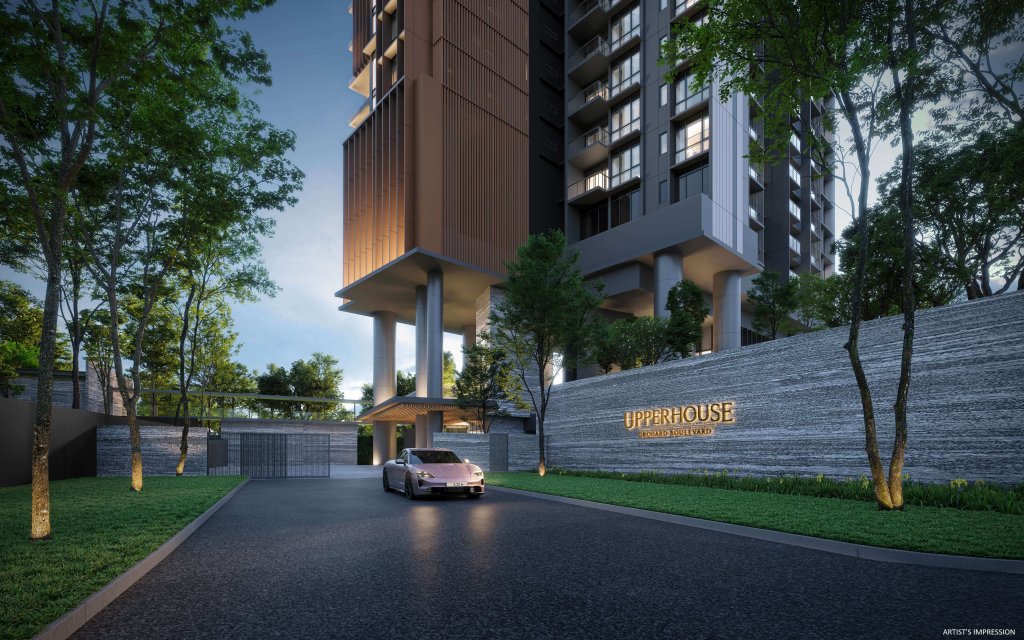 Upperhouse at Orchard Boulevard entrance, River Valley, Singapore