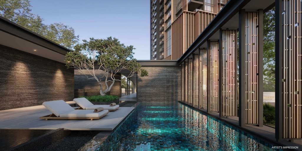 Upperhouse at Orchard Boulevard facilities deck, River Valley, Singapore