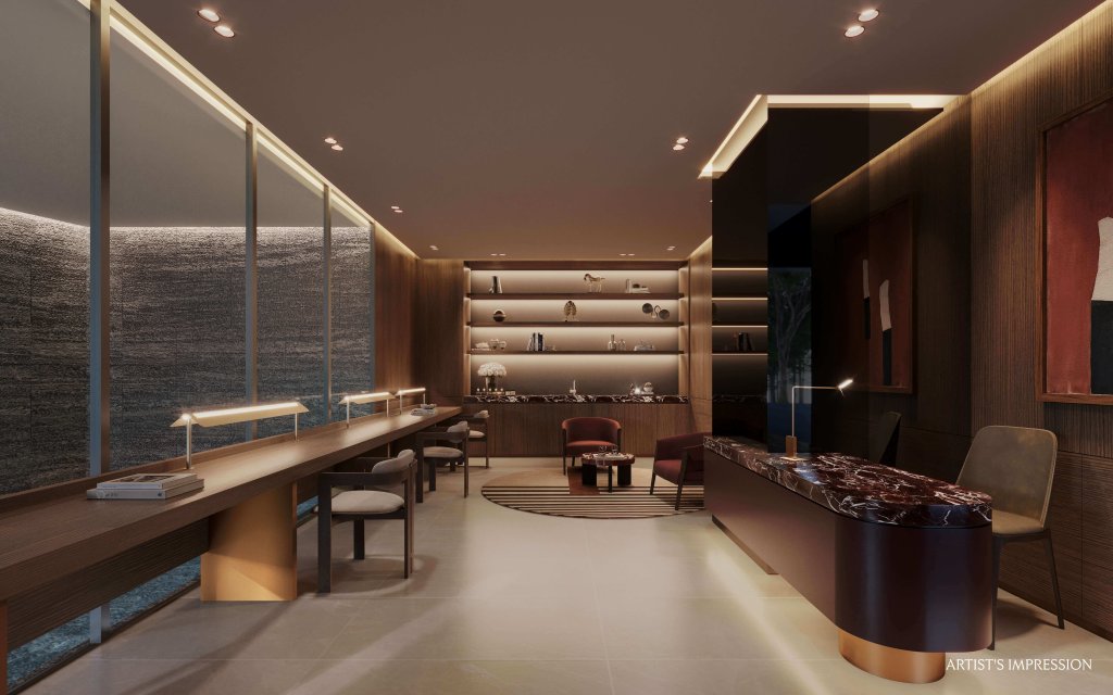 Upperhouse at Orchard Boulevard living room, River Valley, Singapore