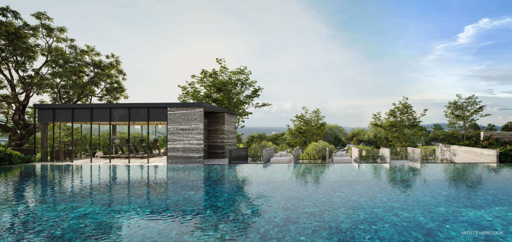 Upperhouse at Orchard Boulevard swimming pool, River Valley, Singapore
