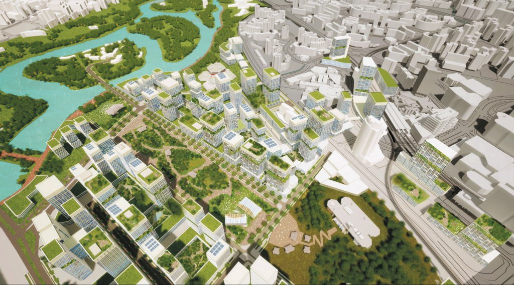 Jurong Lake District timeline of infrastructure and employment milestones to 2040