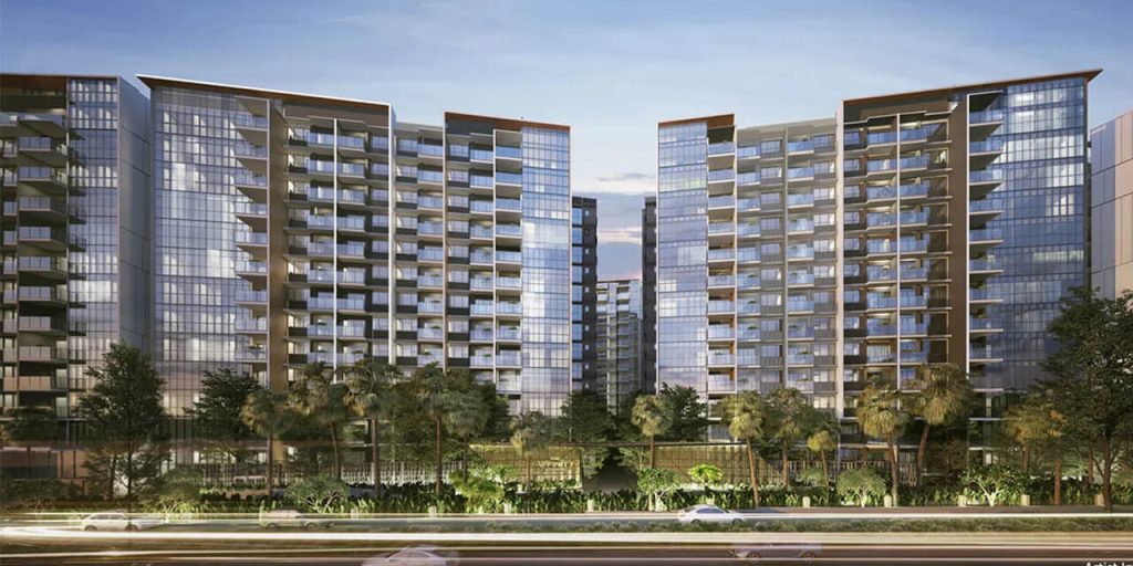 Affinity at Serangoon building facade, Serangoon, Singapore