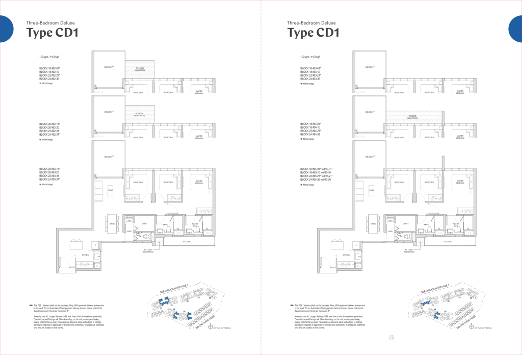 Affinity at Serangoon floor plan, 323 sqft