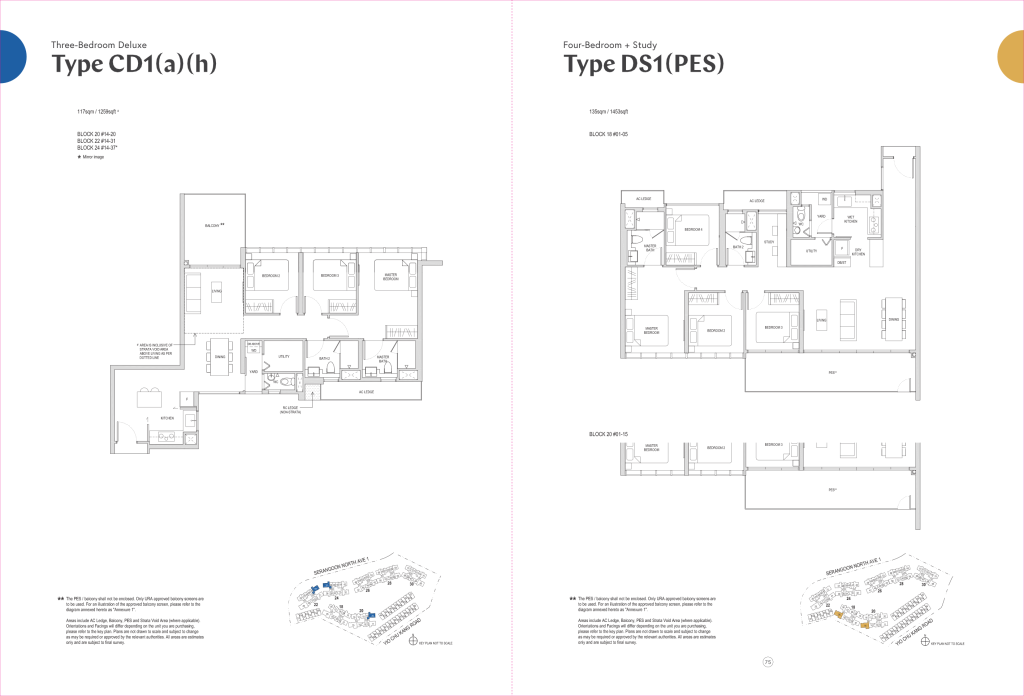 Affinity at Serangoon floor plan, 344 sqft