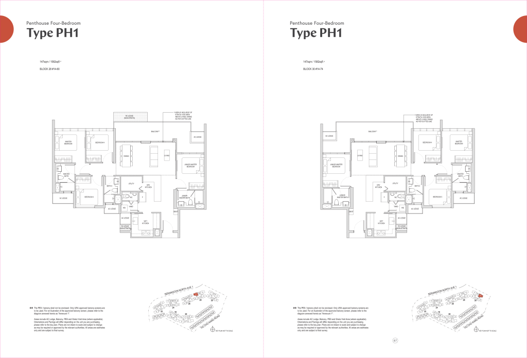 Affinity at Serangoon floor plan, 409 sqft
