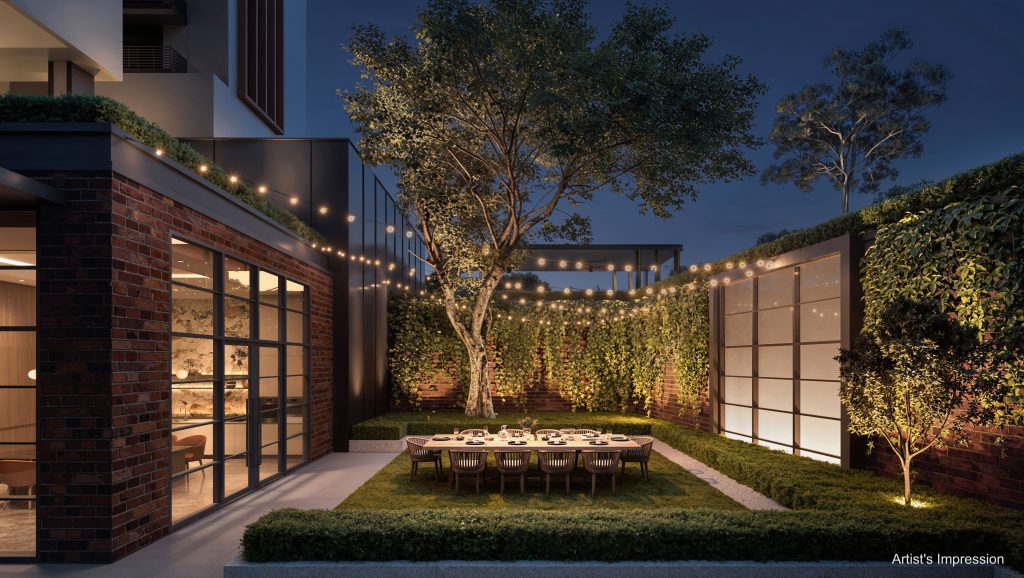 Hudson Place Residences garden pavilion, Queenstown, Singapore