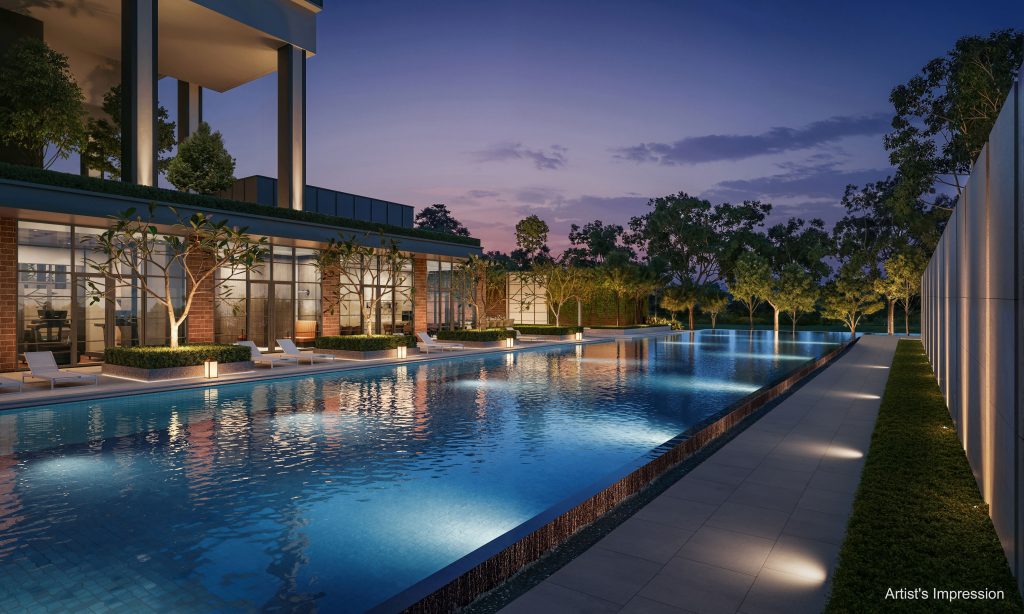 Hudson Place Residences swimming pool, Queenstown, Singapore