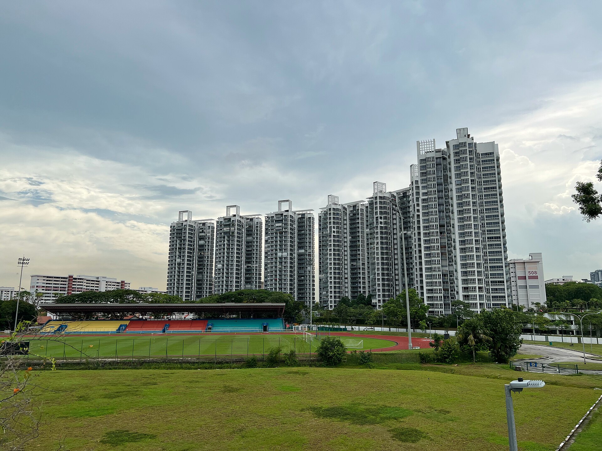 The Parc condominium with shared facilities, Singapore