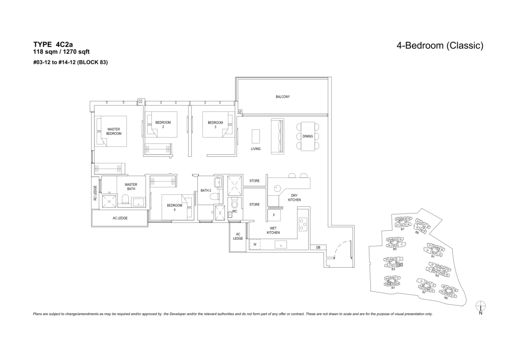 The Florence Residences floor plan 102