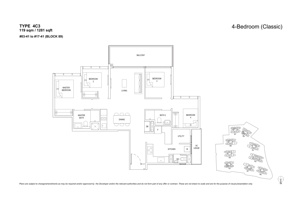 The Florence Residences floor plan 105
