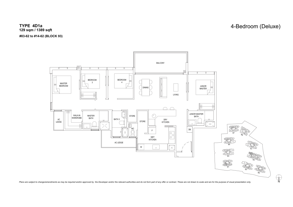 The Florence Residences floor plan 110