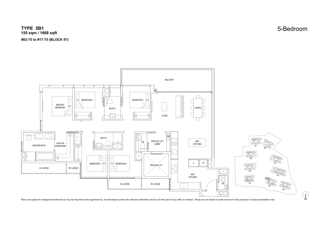 The Florence Residences floor plan 113