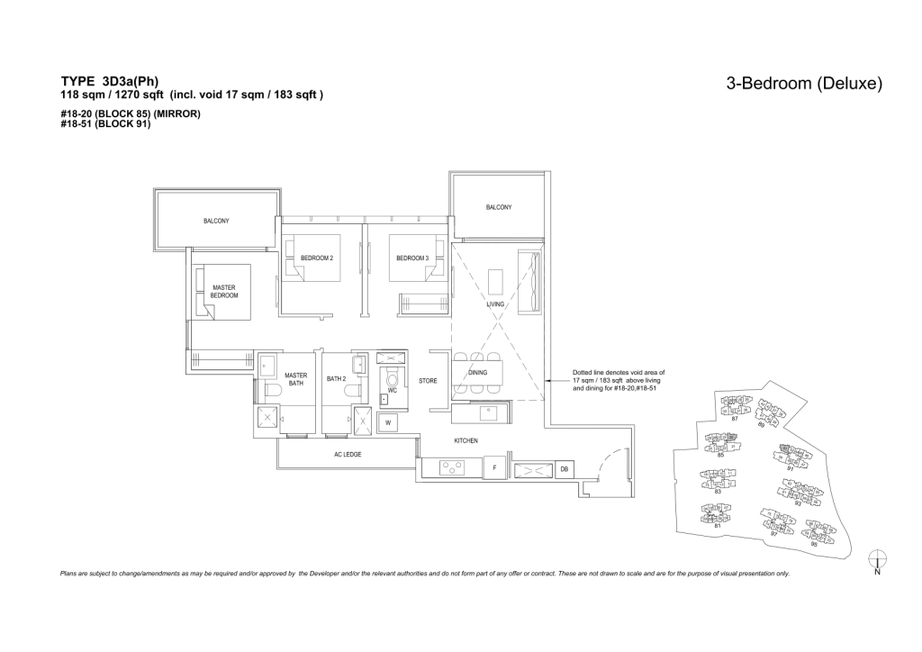 The Florence Residences floor plan 90