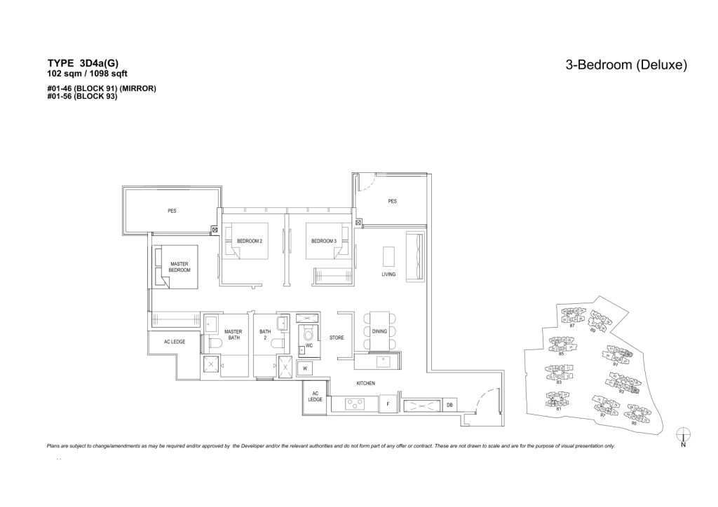The Florence Residences floor plan 93