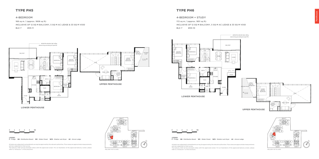 The Gazania 2 bedroom with study floor plan, Type 2+1