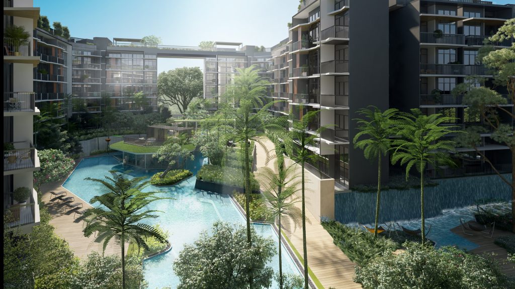 Daintree Residence facilities deck, Bukit Timah, Singapore