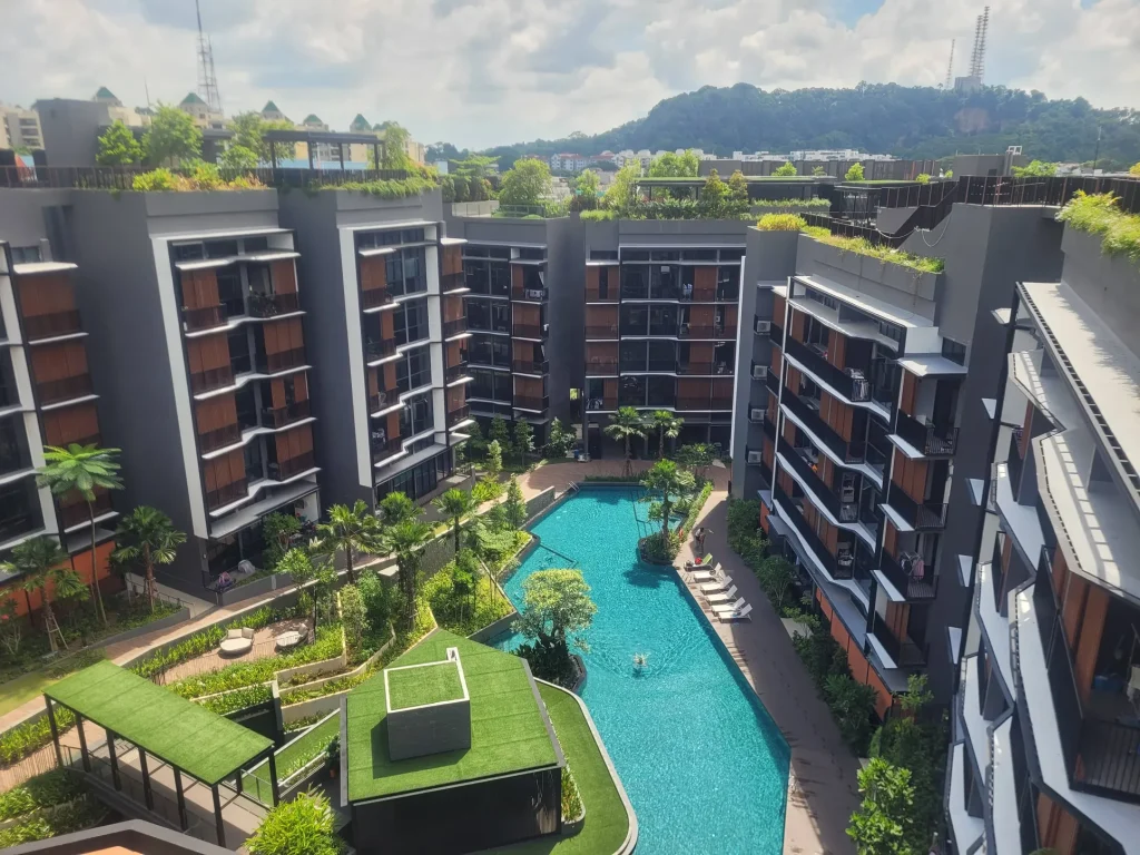 Daintree Residence facilities deck, Bukit Timah, Singapore
