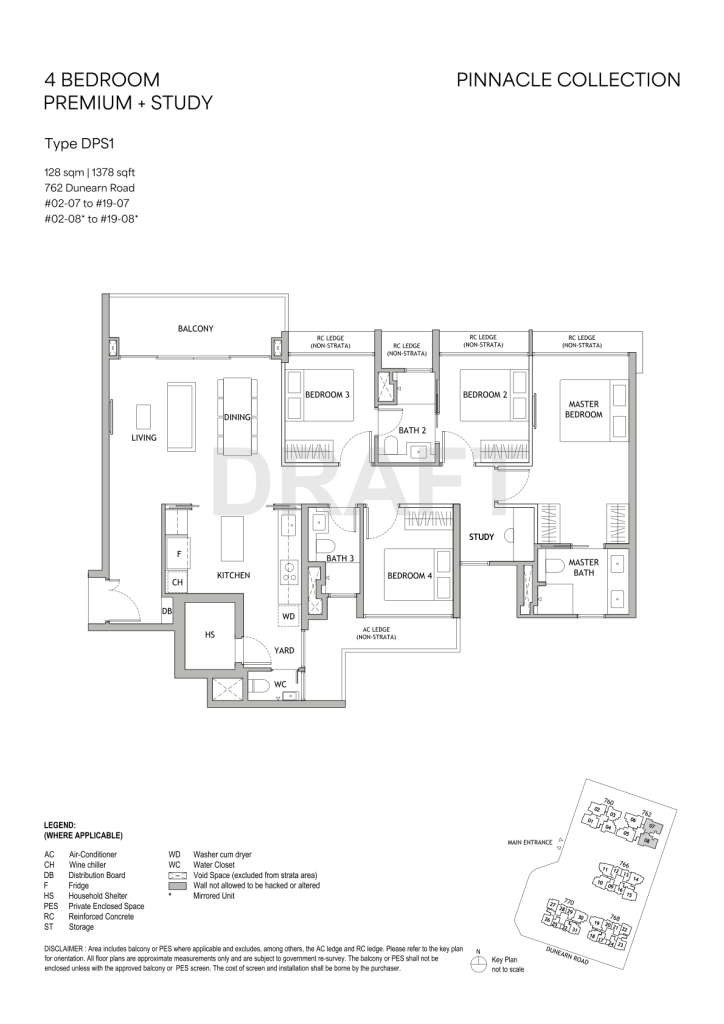 Dunearn House floor plan, Bukit Timah, Singapore