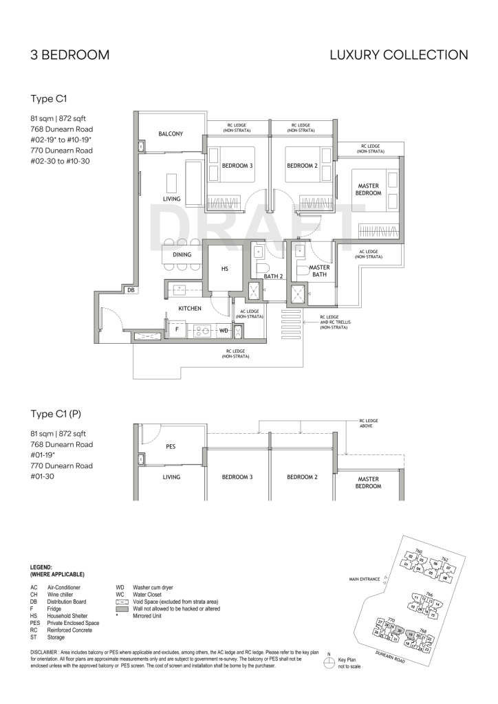 Dunearn House floor plan, Bukit Timah, Singapore
