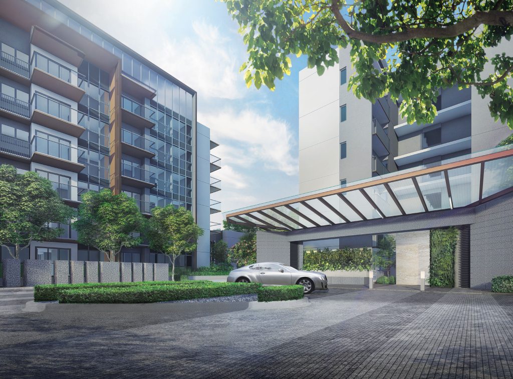 Fourth Avenue Residences lobby, Bukit Timah, Singapore