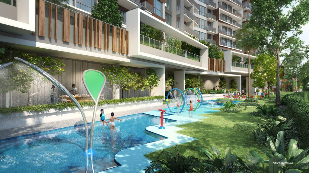 Forest Woods swimming pool, Serangoon, Singapore