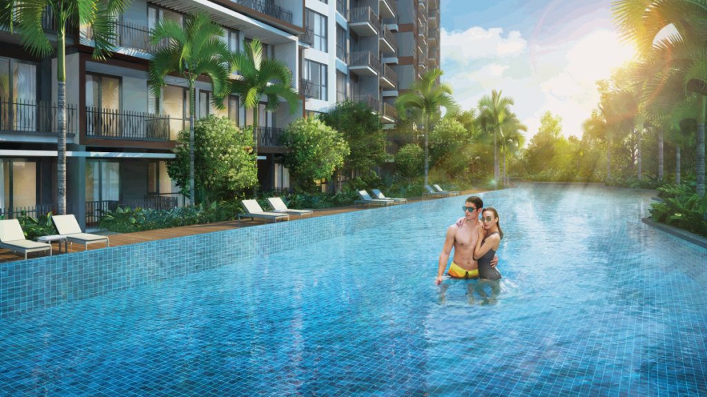 Forest Woods swimming pool, Serangoon, Singapore
