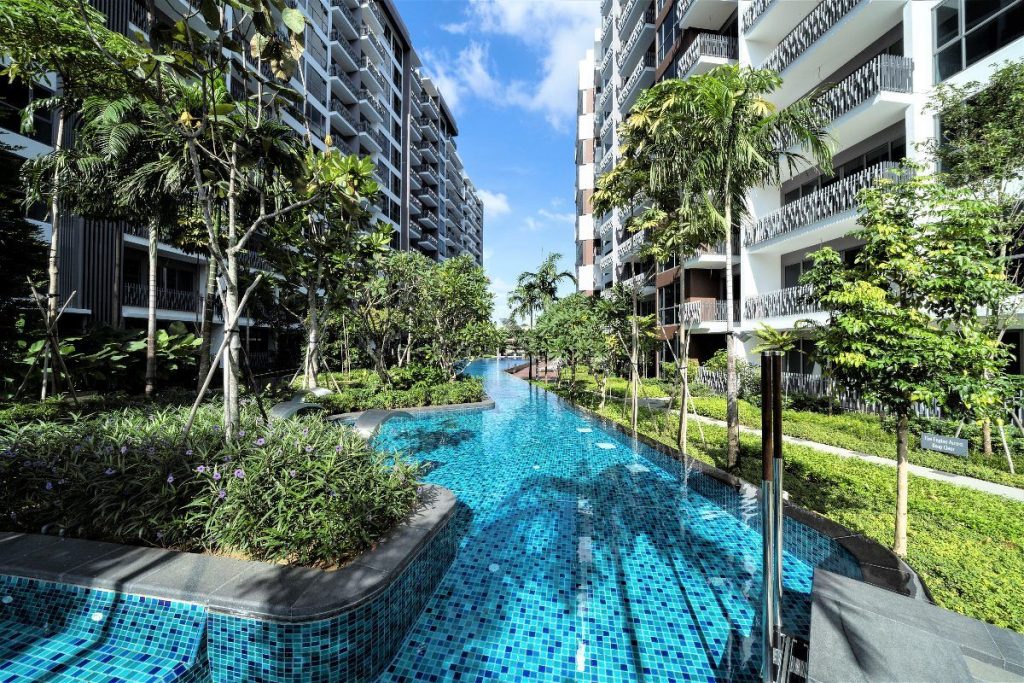 Forest Woods swimming pool, Serangoon, Singapore