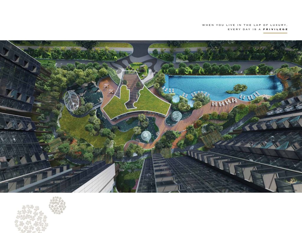 Hyll on Holland aerial view, Bukit Timah, Singapore