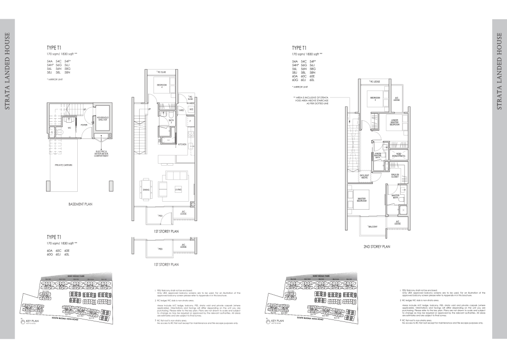 Kent Ridge Hill Residences floor plan, 1830 sqft, Queenstown, Singapore